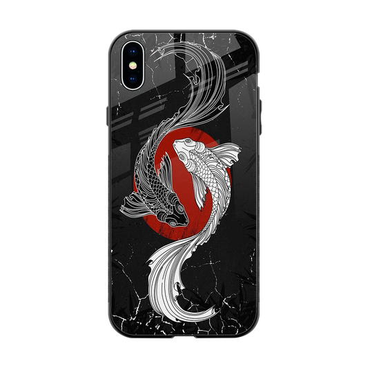 Majestic Marine back phone cover | glass case for iphone xs max