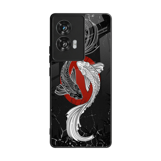 Majestic Marine back phone cover | glass case for motorola edge 50 fusion