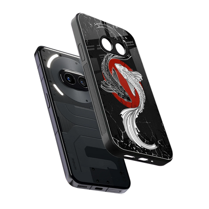 Majestic Marine sleek nothing phone 2a plus cover with tempered glass back and TPU edges