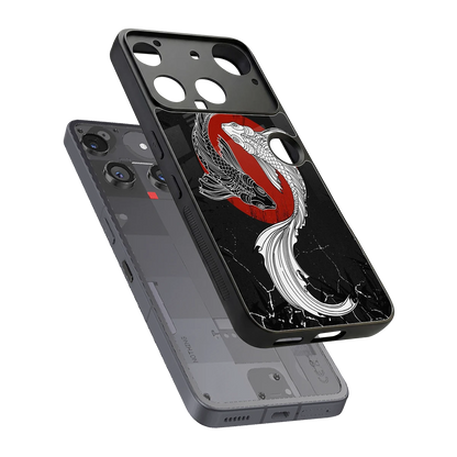 Majestic Marine sleek nothing phone 3 cover with tempered glass back and TPU edges