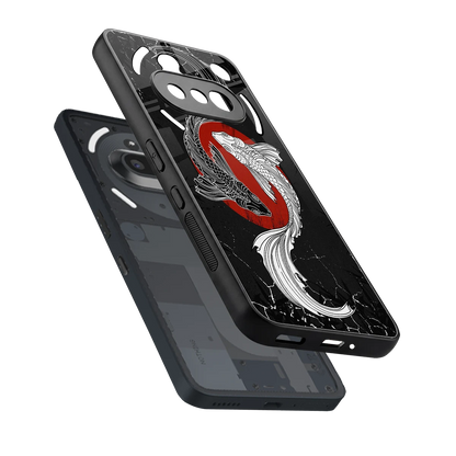 Majestic Marine sleek nothing phone 3a cover with tempered glass back and TPU edges
