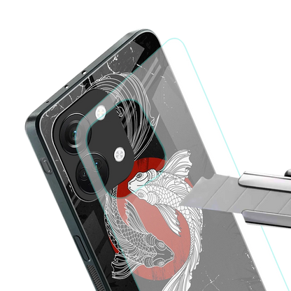 Majestic Marine stylish phone case for oneplus nord 3 | glossy glass and slim fit