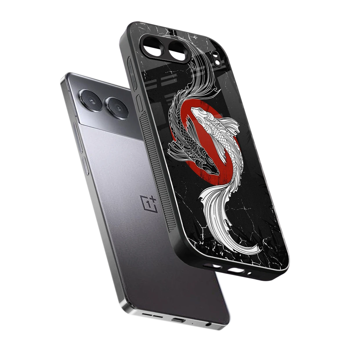 Majestic Marine sleek oneplus nord 4 cover with tempered glass back and TPU edges