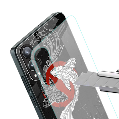 Majestic Marine stylish phone case for oneplus nord ce 4 lite | glossy glass and slim fit