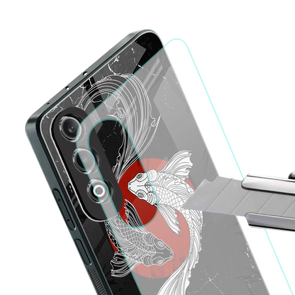 Majestic Marine stylish phone case for oneplus nord ce 4 | glossy glass and slim fit