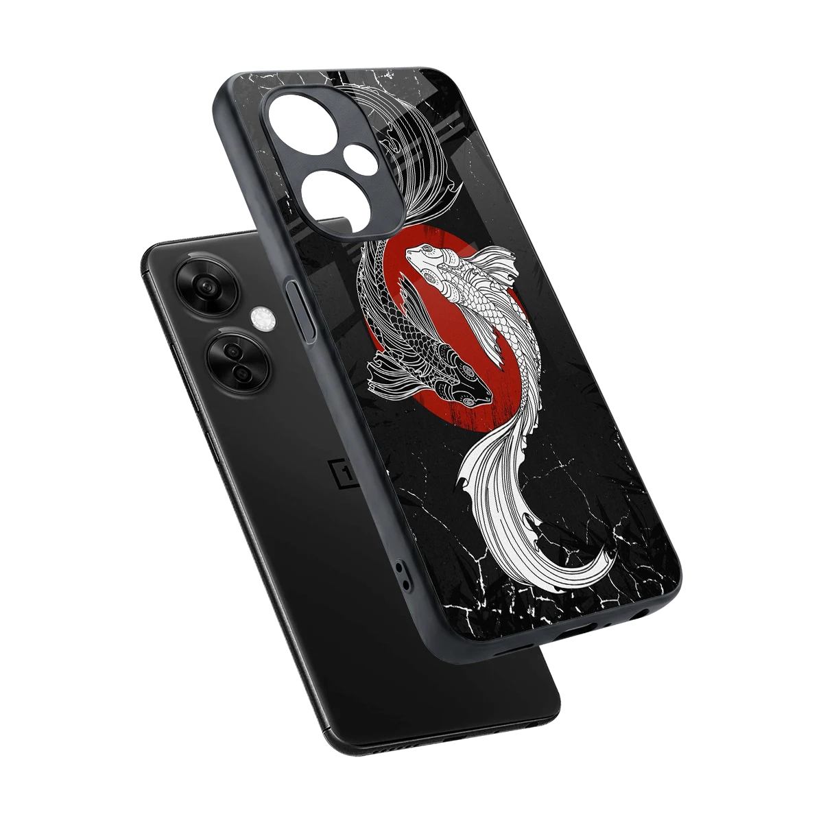 Majestic Marine sleek oneplus nord ce 3 lite cover with tempered glass back and TPU edges