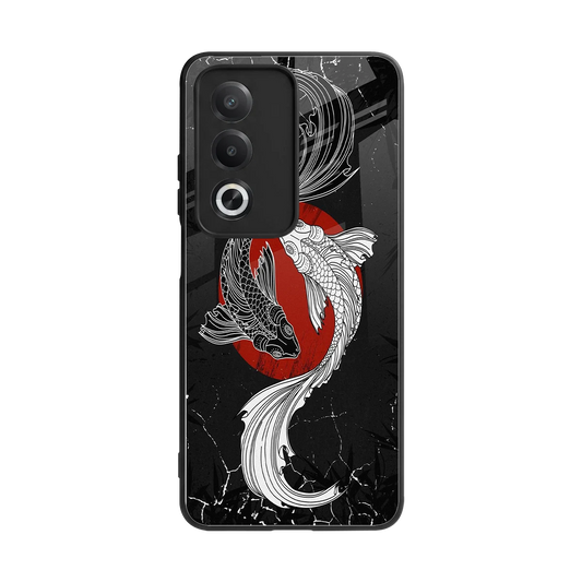 Majestic Marine back phone cover | glass case for oppo a3 pro