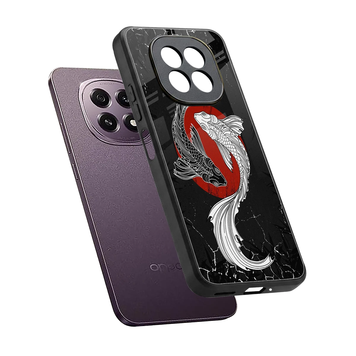 Majestic Marine sleek oppo f29 5g cover with tempered glass back and TPU edges