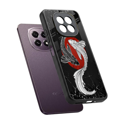 Majestic Marine sleek oppo f29 5g cover with tempered glass back and TPU edges