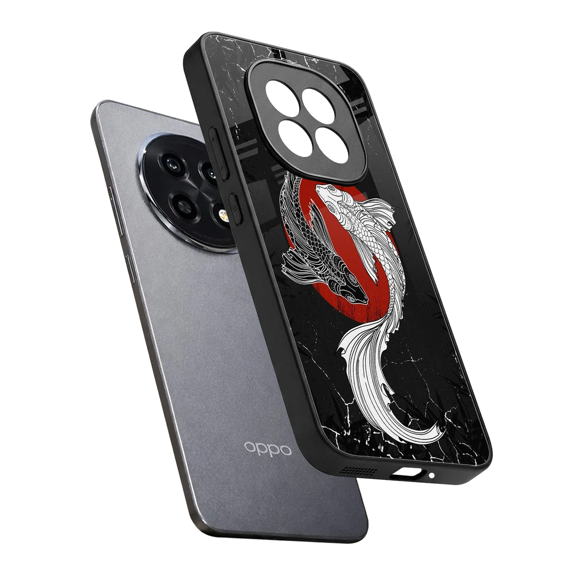 Majestic Marine sleek oppo f29 pro 5g cover with tempered glass back and TPU edges