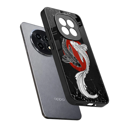 Majestic Marine sleek oppo f29 pro 5g cover with tempered glass back and TPU edges