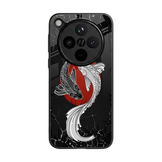 Majestic Marine back phone cover | glass case for oppo find x8