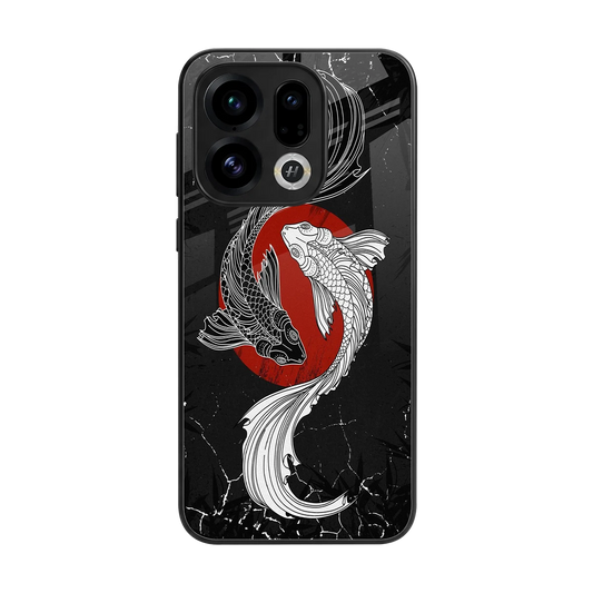 Majestic Marine back phone cover | glass case for oppo find x9