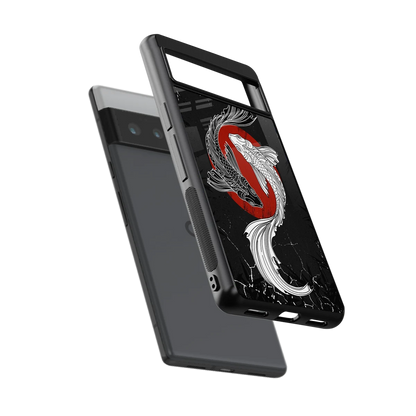 Majestic Marine sleek google pixel 6 pro cover with tempered glass back and TPU edges