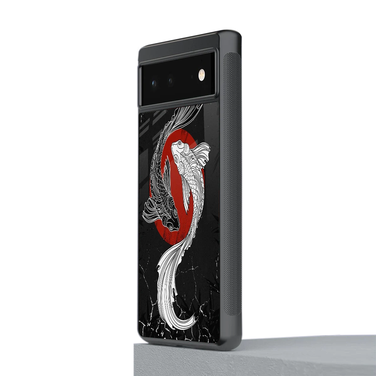 Majestic Marine stylish phone case for google pixel 6a | glossy glass and slim fit