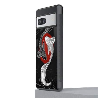 Majestic Marine stylish phone case for google pixel 7 | glossy glass and slim fit