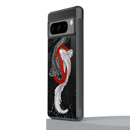 Majestic Marine stylish phone case for google pixel 8 pro | glossy glass and slim fit