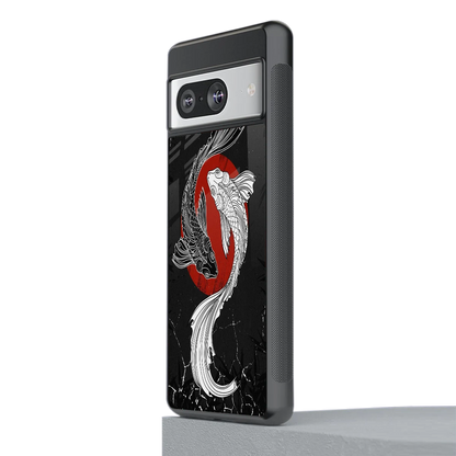 Majestic Marine stylish phone case for google pixel 8 | glossy glass and slim fit