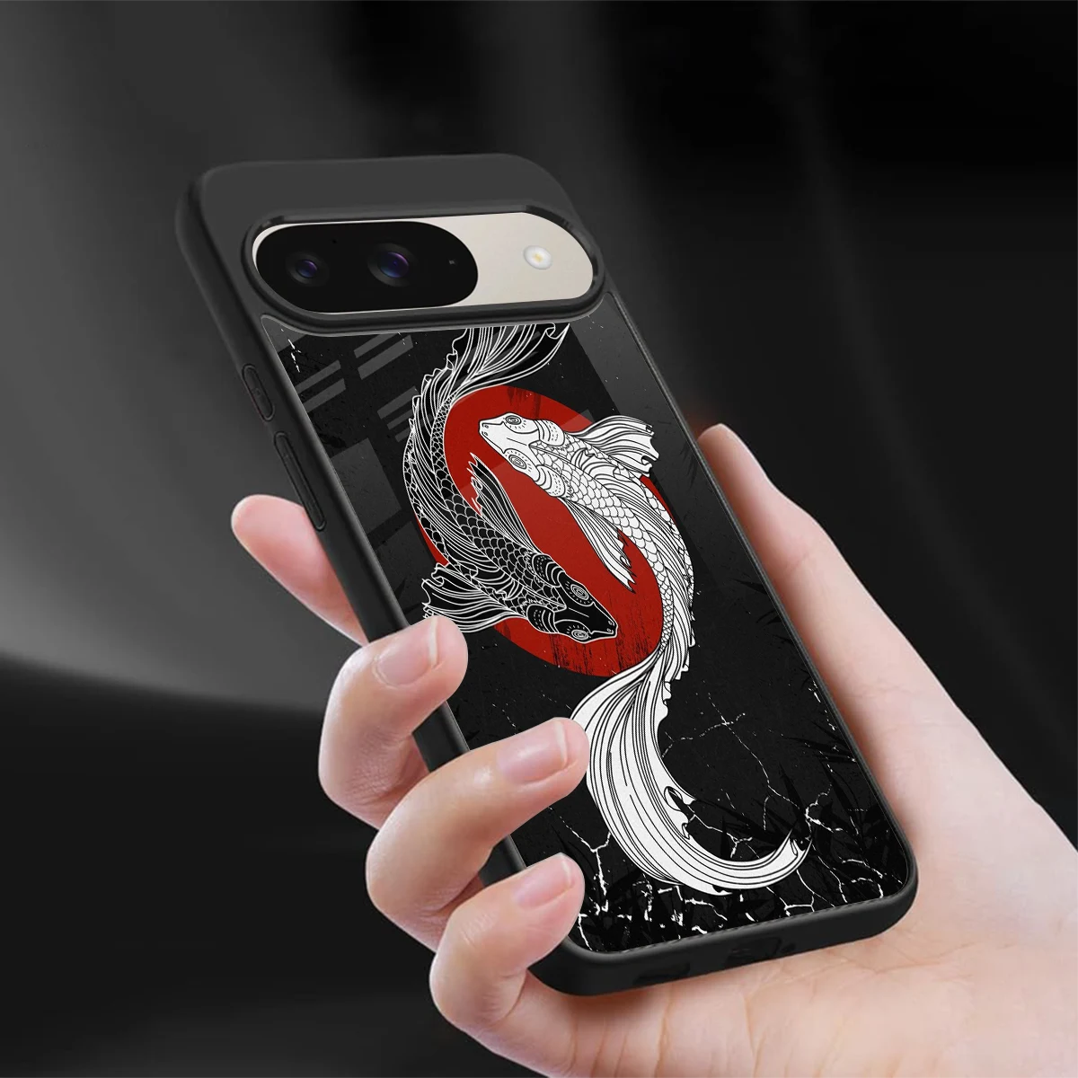 Majestic Marine sleek google pixel 9 cover with tempered glass back and TPU edges