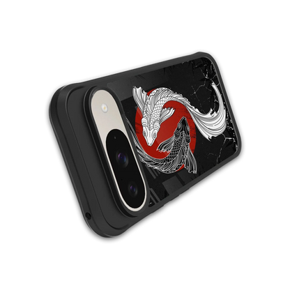 Majestic Marine stylish phone case for google pixel 9 | glossy glass and slim fit