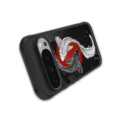Majestic Marine stylish phone case for google pixel 9 pro xl | glossy glass and slim fit
