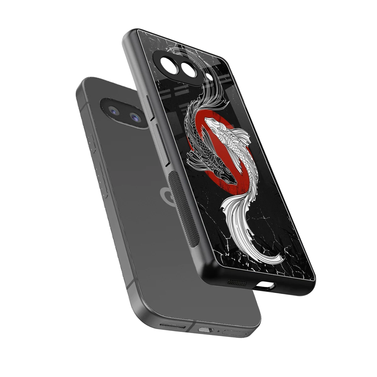 Majestic Marine sleek google pixel 9a cover with tempered glass back and TPU edges