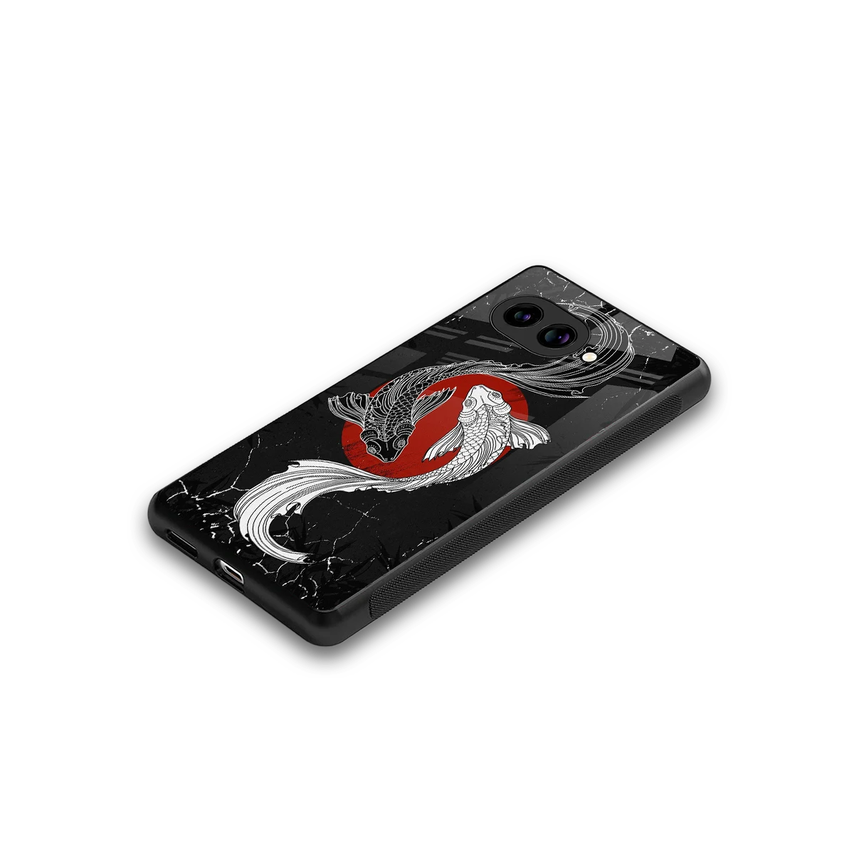 Majestic Marine stylish phone case for google pixel 9a | glossy glass and slim fit