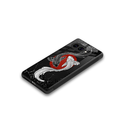 Majestic Marine stylish phone case for google pixel 9a | glossy glass and slim fit