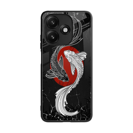 Majestic Marine back phone cover | glass case for redmi 12 5g