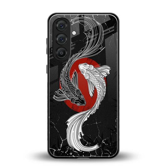 Majestic Marine back phone cover | glass case for samsung galaxy m35 5g