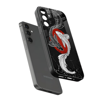 Majestic Marine sleek samsung galaxy a55 5g cover with tempered glass back and TPU edges