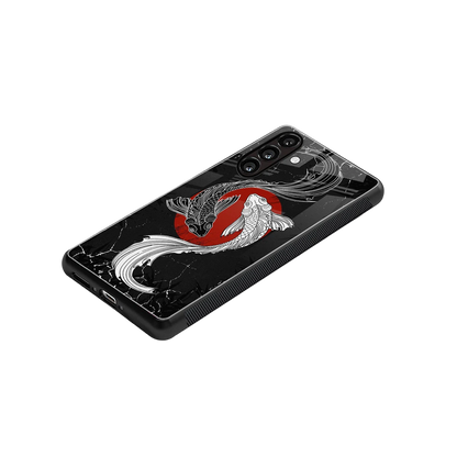 Majestic Marine stylish phone case for samsung galaxy a55 5g | glossy glass and slim fit