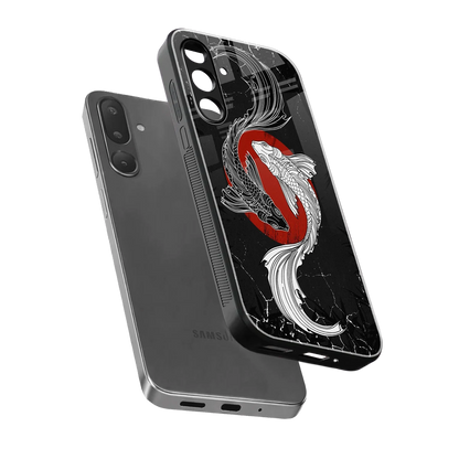 Majestic Marine sleek samsung galaxy m36 5g cover with tempered glass back and TPU edges