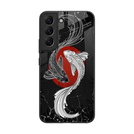 Majestic Marine back phone cover | glass case for samsung galaxy s22