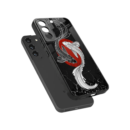 Majestic Marine sleek samsung galaxy s22 cover with tempered glass back and TPU edges
