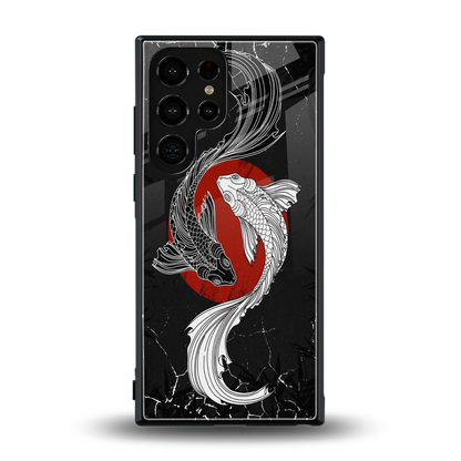 Majestic Marine back phone cover | glass case for samsung galaxy s23 ultra