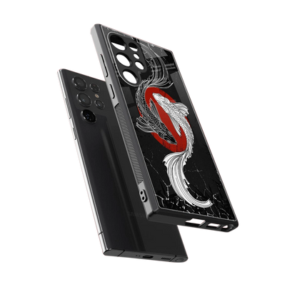 Majestic Marine sleek samsung galaxy s23 ultra cover with tempered glass back and TPU edges