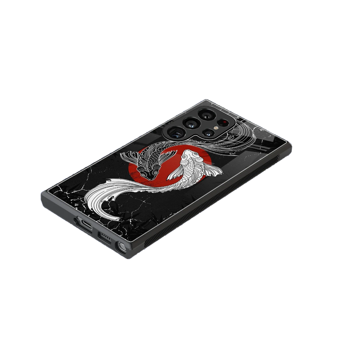 Majestic Marine stylish phone case for samsung galaxy s24 ultra | glossy glass and slim fit