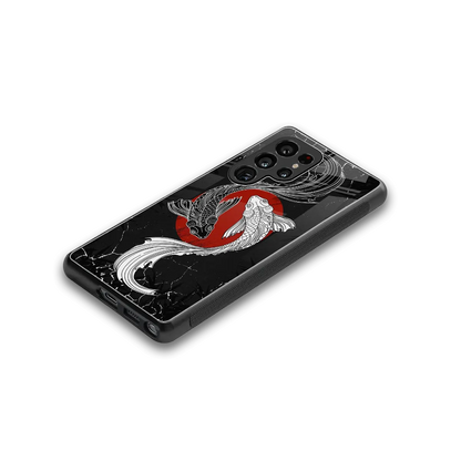 Majestic Marine stylish phone case for samsung galaxy s25 ultra | glossy glass and slim fit