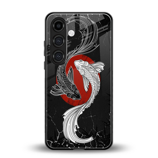 Majestic Marine back phone cover | glass case for samsung galaxy s23 fe