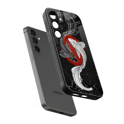 Majestic Marine sleek samsung galaxy s23 fe cover with tempered glass back and TPU edges