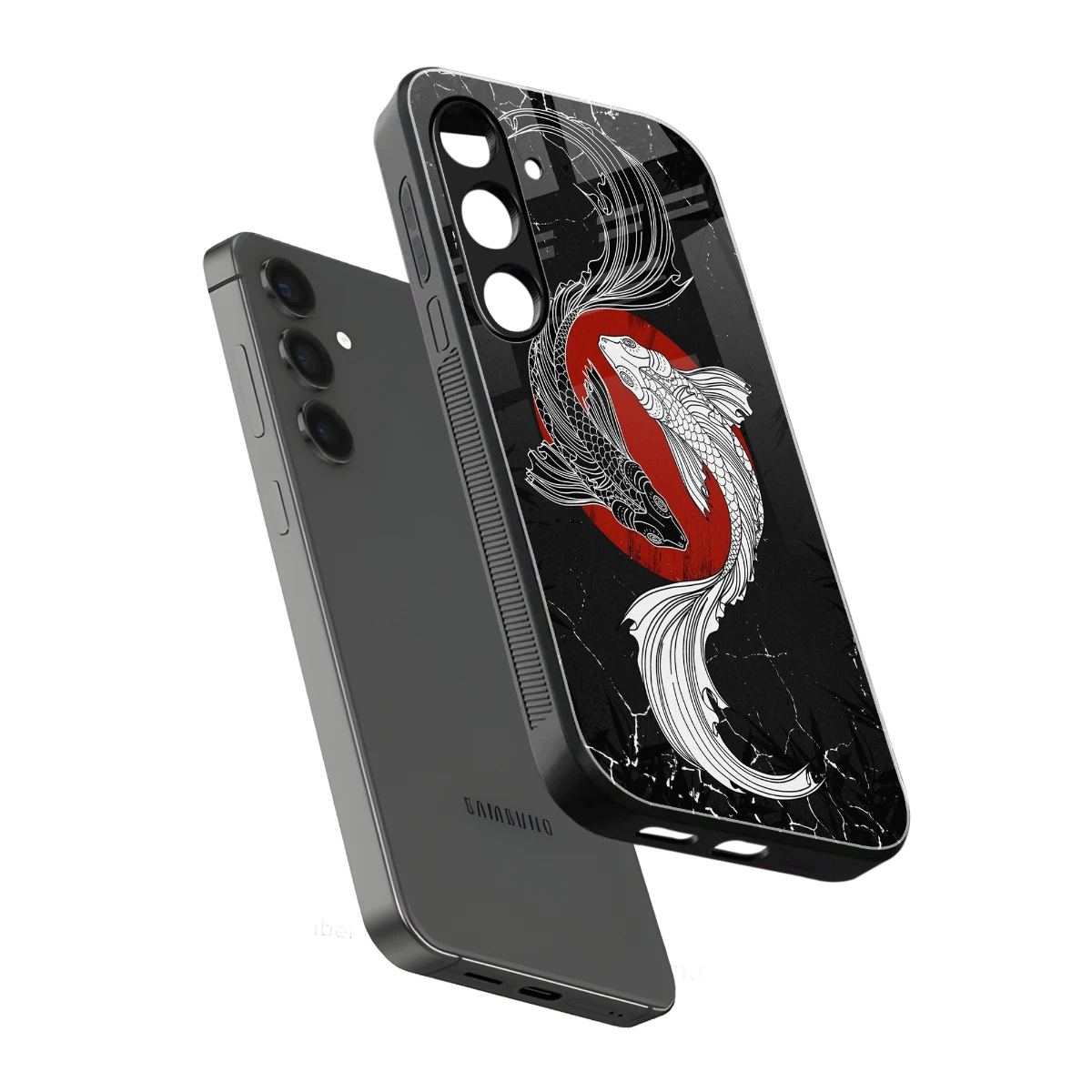 Majestic Marine sleek samsung galaxy s23 plus cover with tempered glass back and TPU edges