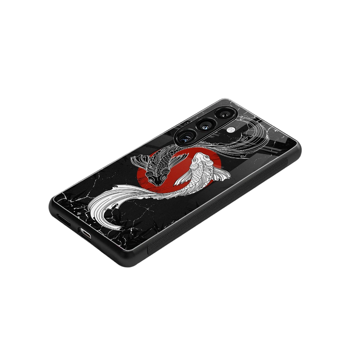 Majestic Marine stylish phone case for samsung galaxy s25 | glossy glass and slim fit