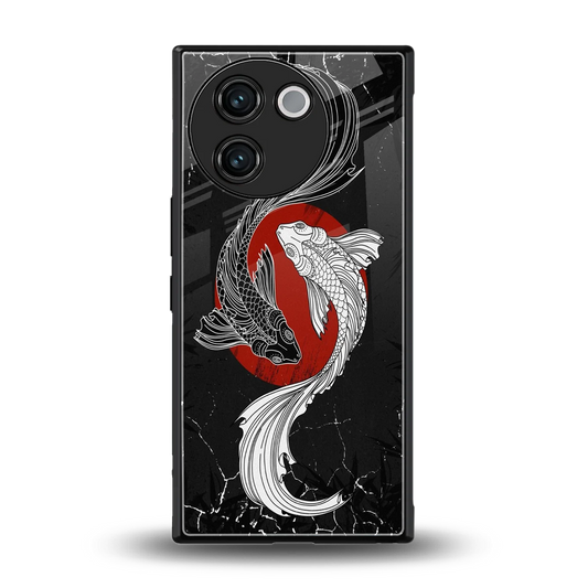 Majestic Marine back phone cover | glass case for vivo v30e