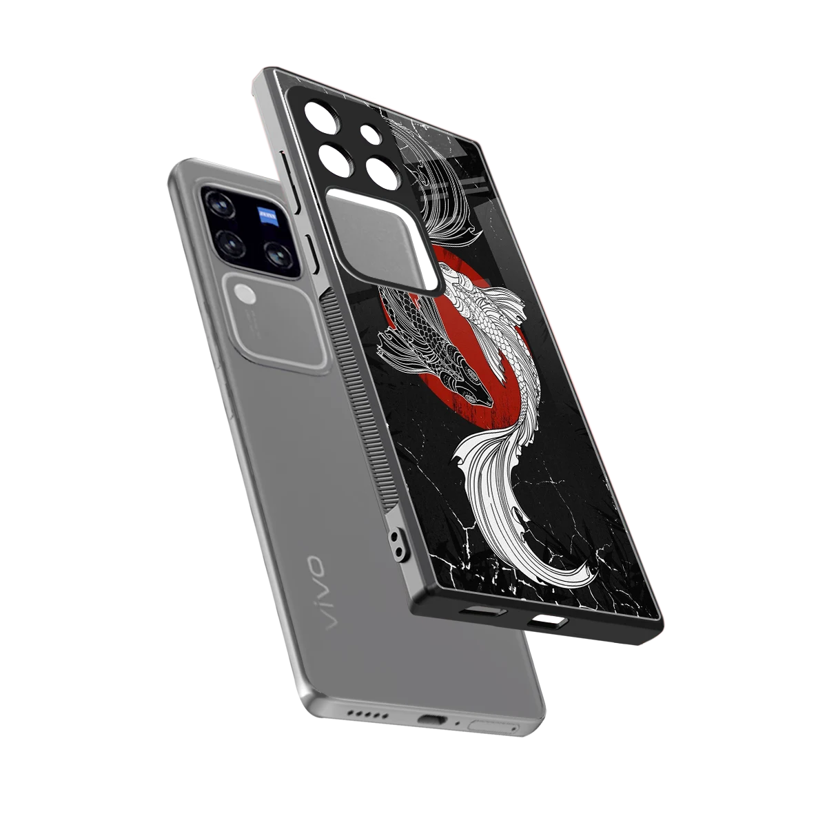 Majestic Marine sleekvivo v30 pro cover with tempered glass back and TPU edges