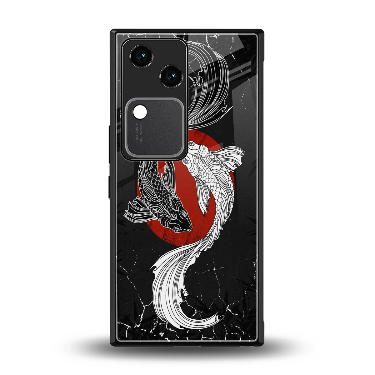 Majestic Marine back phone cover | glass case for vivo v30