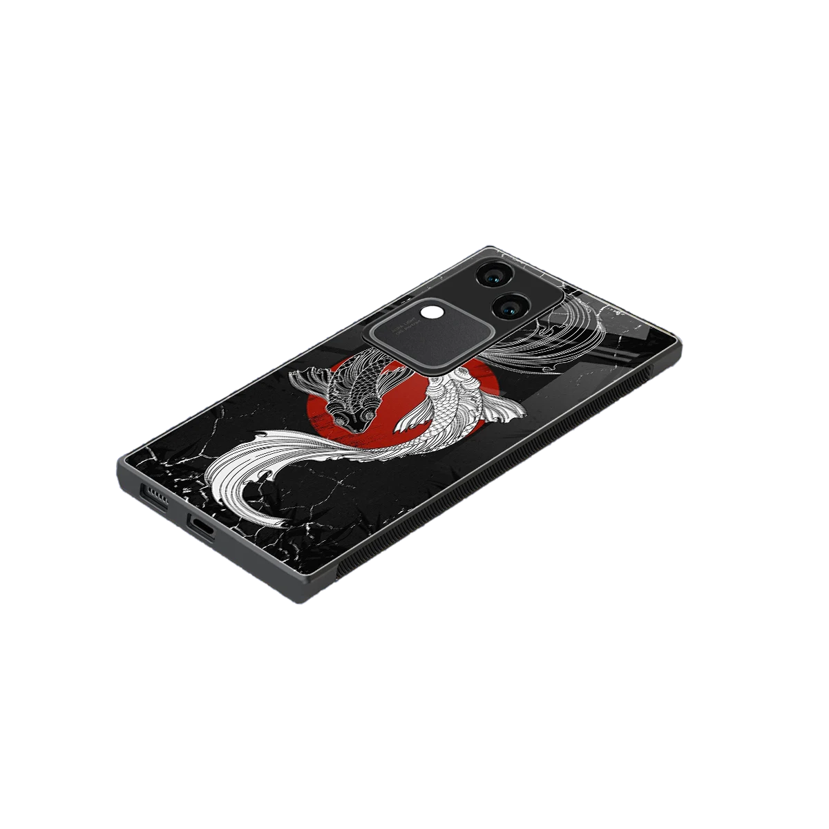 Majestic Marine stylish phone case for vivo v30 | glossy glass and slim fit