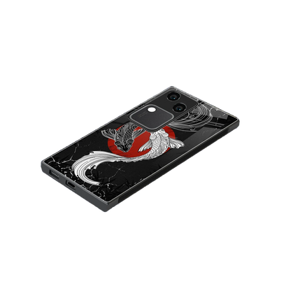 Majestic Marine stylish phone case for vivo v30 | glossy glass and slim fit