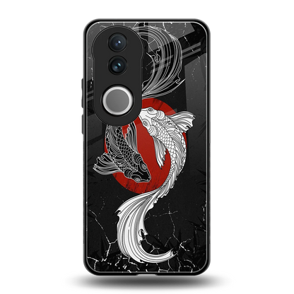 Majestic Marine back phone cover | glass case for vivo v50