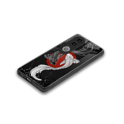 Majestic Marine stylish phone case for vivo v50 | glossy glass and slim fit